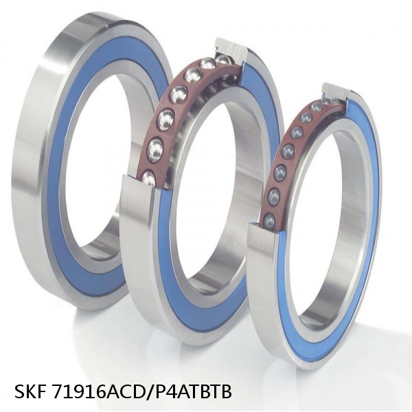 71916ACD/P4ATBTB SKF Super Precision,Super Precision Bearings,Super Precision Angular Contact,71900 Series,25 Degree Contact Angle