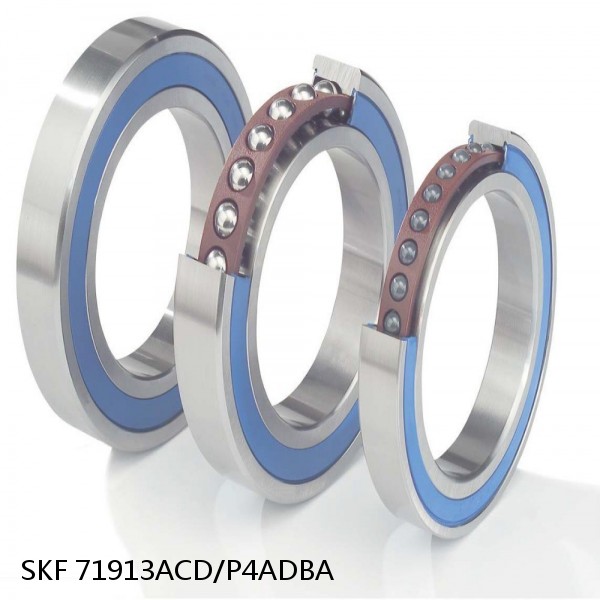 71913ACD/P4ADBA SKF Super Precision,Super Precision Bearings,Super Precision Angular Contact,71900 Series,25 Degree Contact Angle