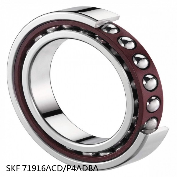 71916ACD/P4ADBA SKF Super Precision,Super Precision Bearings,Super Precision Angular Contact,71900 Series,25 Degree Contact Angle #1 image